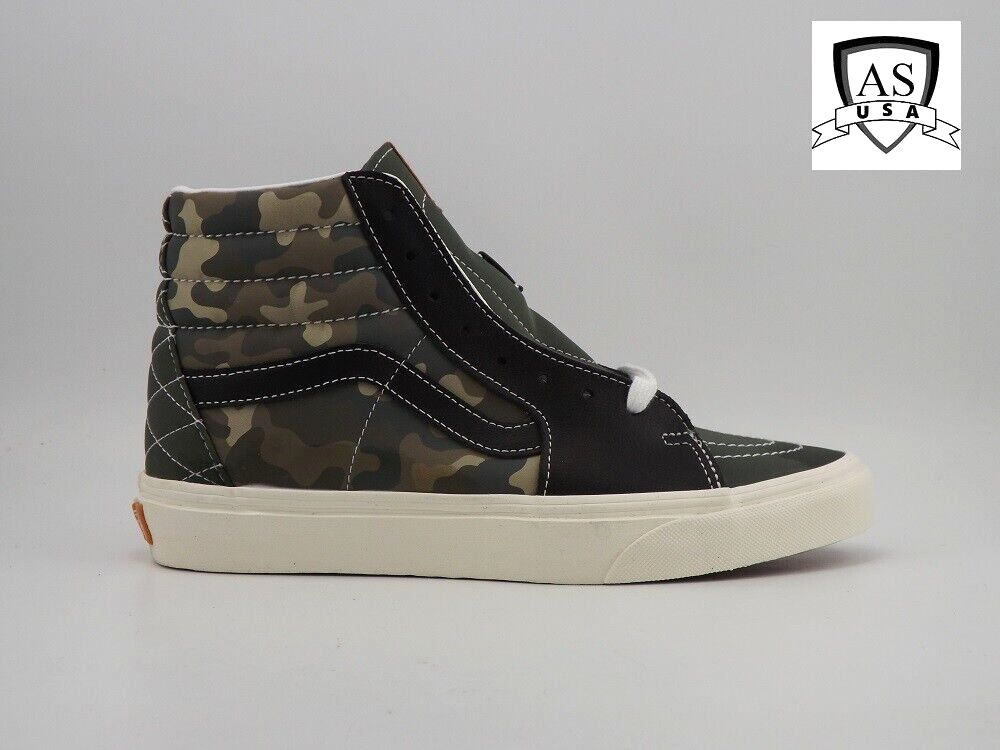 New Vans sk8 Hi Mixed Utility Camo Black Men's Size 6.5
