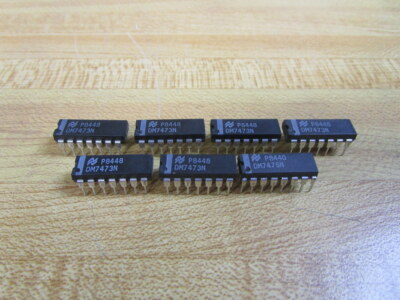 National Semiconductor DM7473N IC Chip (Pack of 7)