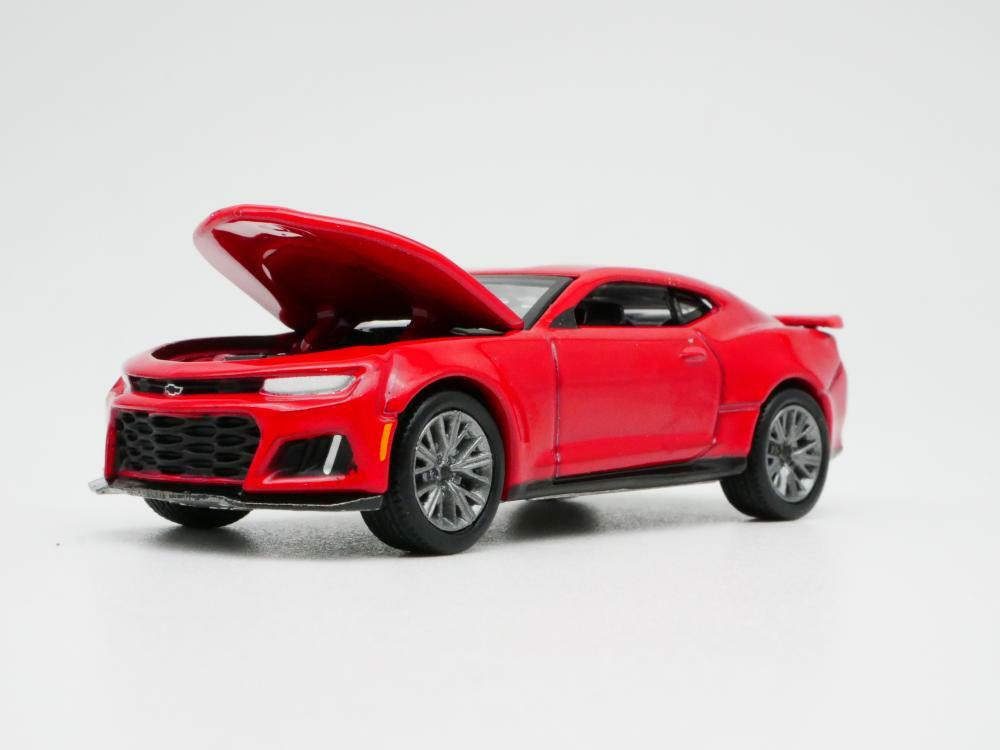 オートワールド　2018　シボレー　カマロ　ZL1　1/64　赤 Amazon | auto world 1:64SCALE PREMIUM RELEASE 