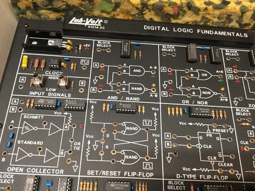 Lab-Volt Digital Logic Fundamentals model # 91014-20 Educational Board