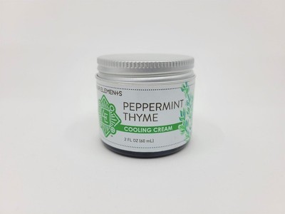 Охлаждающий крем Four Elements Organic Herbals с мятой и тимьяном, 2 унции сливок