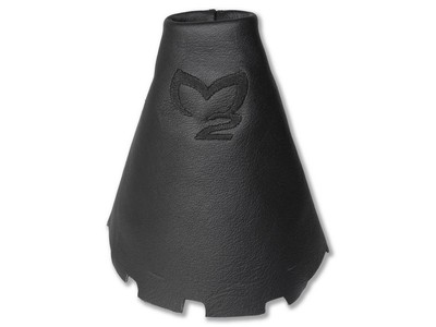 Shift Boot For Mazda 2 2007-2009 Leather ''M2'' Black Embroidery
