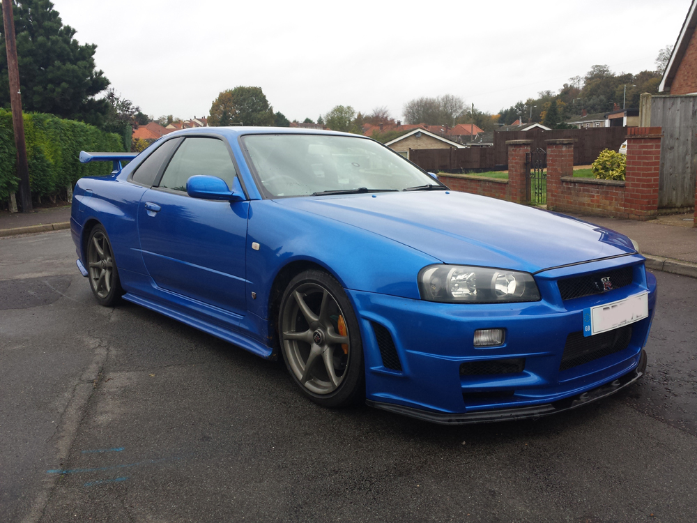 Prom Car Hire Wedding Car Hire Skyline GTR34 in Norwich, Norfolk