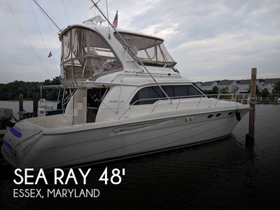 2000 Sea Ray 480 Sedan Bridge Used LCD Bose