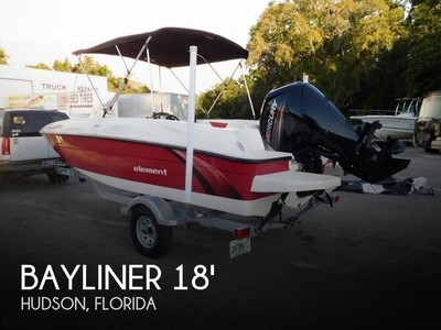 2017 Bayliner Element 180 XL Used