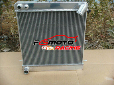 3 Row For Jaguar E-Type XKE Series 1 4.2L XK I6 1965 1966 1967 Aluminum Radiator