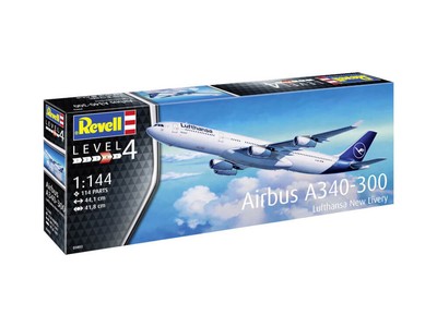 Airbus A340-300 Lufthansa New Livery, Revell Modellbausatz