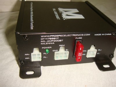 MILLENIA AMP200BT 4 CHANNEL ANPLIFIER WITH BLUETOOTH MIL-AMP200BT