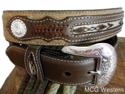 ●38comeoncommon● 20mm Italy Western Leather Belt Silver 50 _1.JPG?set_id=880000500F