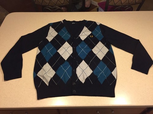 トップス FRED PERRY Tartan Jacquard Cardigan Fred Perry Glitch tartan-jacquard cardigan - ShopStyle