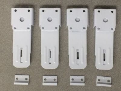 4 Non-Lockable RV Pop Up Tent Camper Lid Latches, Black