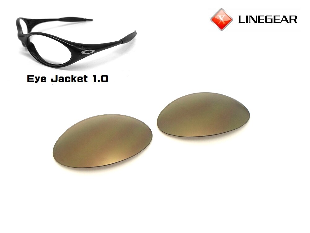 LINEGEAR Gold Mirror - Non Polarized Lens for Oakley Eye