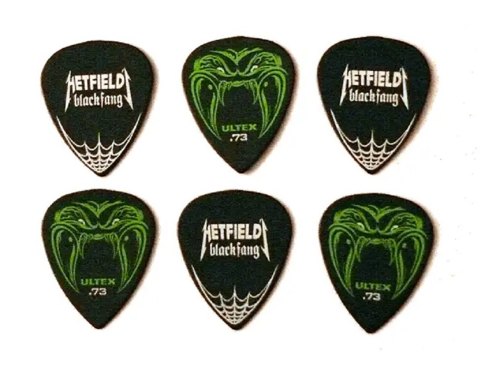 FAB　nayuta7枚 NEW James Hetfield Black Fang Custom Flow Picks (6), .73mm