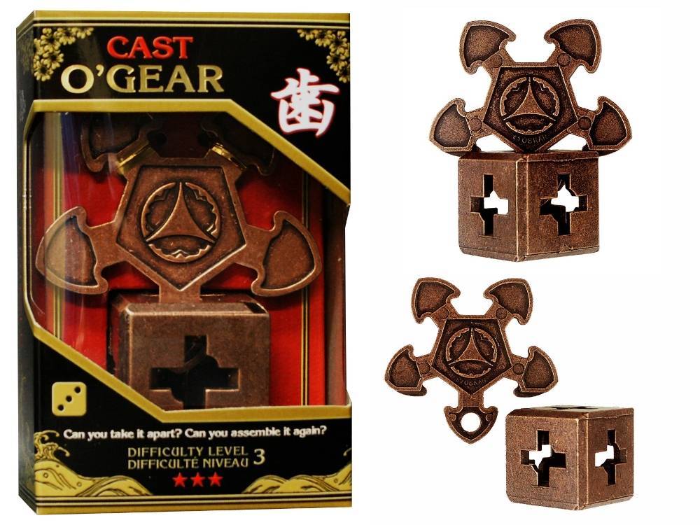 *NEW IN BOX* Hanayama Cast Metal Puzzle - O'GEAR Level 3 ...