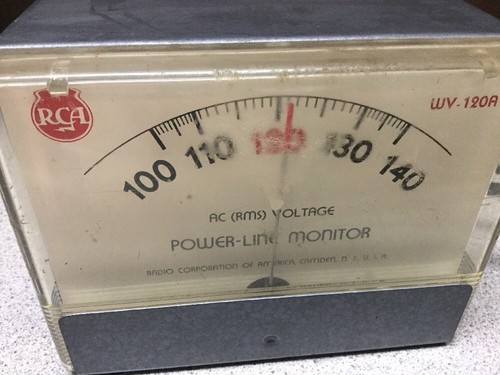 RCA Model WV-120A Power Line Monitor Meter for Ham Radio Operations