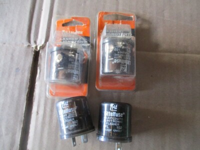 NOS new Littlefuse # EFL102 Flasher (4) Car Truck Multiple Applications Pkg Deal
