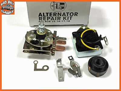Alternator Repair Kit, Rectifier Regulator Brushes Fits LUCAS 15 16 17 18 ACR