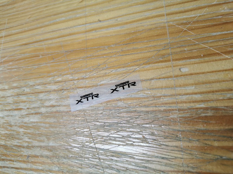 Shimano Xtr Fc M900 Bras De Manivelle X2 Ensemble D'Autocollants Autocollants...