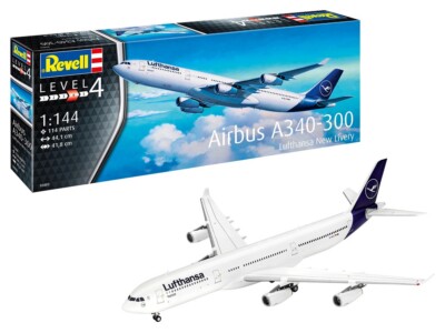 Revell BS-FLUGZEUGE Airbus A340-300  Lufthansa'' New Livery