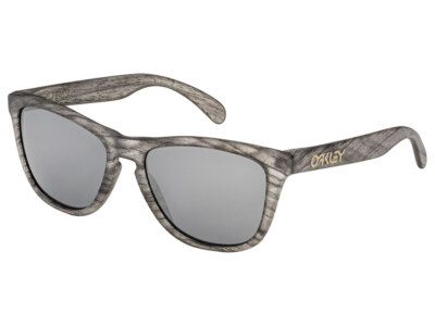 Oakley Frogskins Sunglasses OO9013-B655 Matte Clear Woodgrain/Black Iridium
