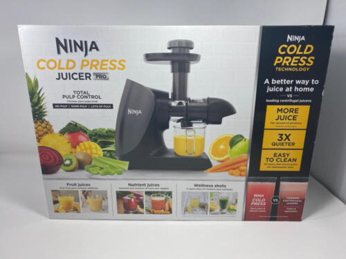 Ninja JC101 Cold Press Pro Compact Powerful Slow Juicer with