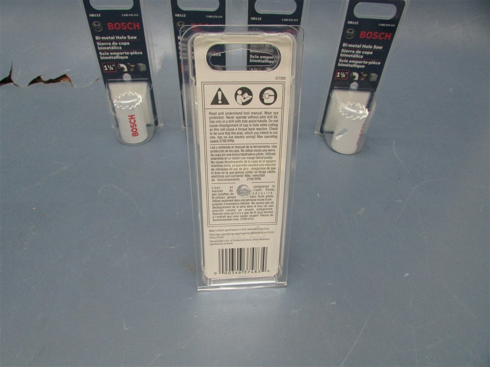 Lot of 5 New Bosch 1 1/8