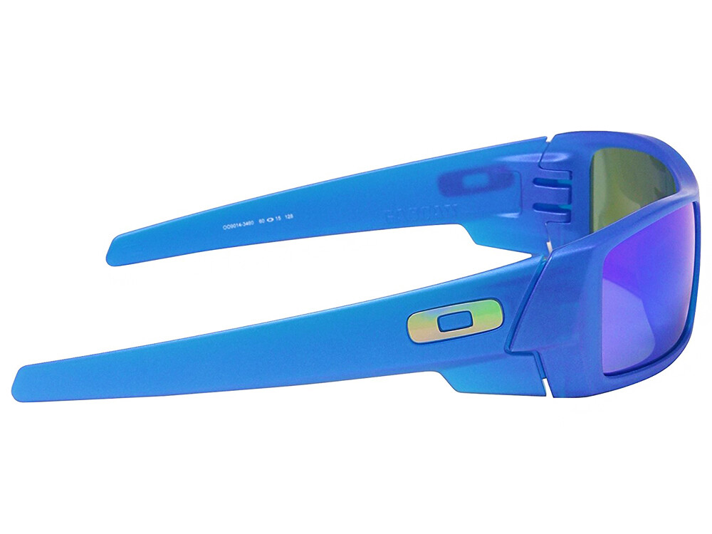 Pre-owned Oakley Gascan Spectrum Sunglasses Oo9014-3460 X-ray Blue/prizm Sapphire