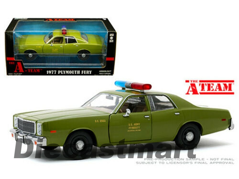 グリーンライト 1977 PLYMOUTH FURY 警察車両 1/43 Amazon