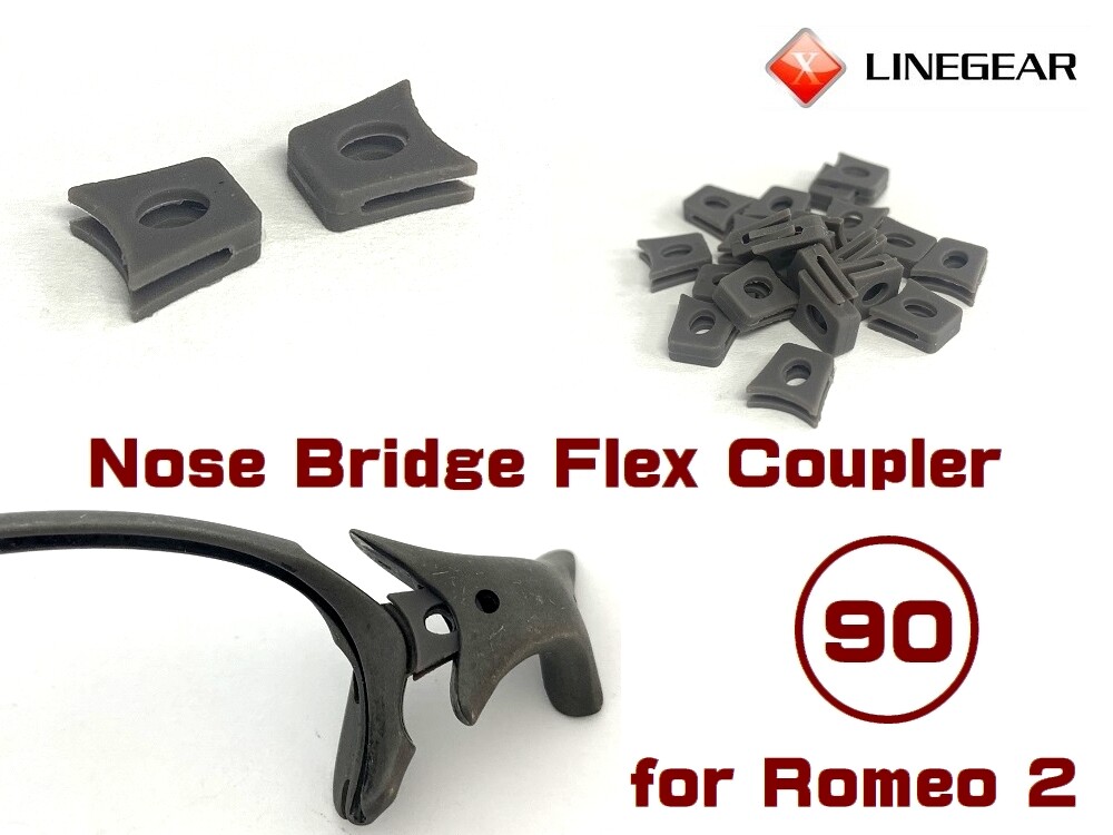 DOPPELGANGER - Nu3104 LINEGEAR Nose Bridge Flex Coupler for Oakley Romeo2 - 2 pcs