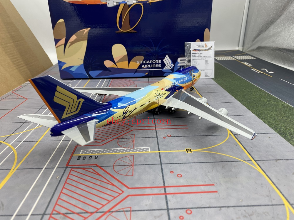 1/400  シンガポール航空　ボーイング　Ｂ７４７－２００　９Ｖ－ＳＱＳ Amazon.co.jp: 1/400 シンガポール航空 ボーイング B747