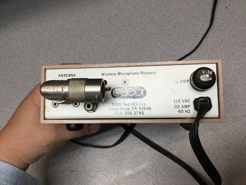 EDCOR MR-1 Wireless Microphone Receiver Vintage