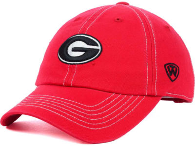 对于出售 Georgia Bulldogs Women's Top of the World NCAA Stitches Adjustable Hat Cap - Red