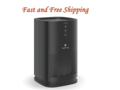 New MA-14 Air Purifier with True HEPA H13 Filter for Smoke, Odors, Pollen |Black