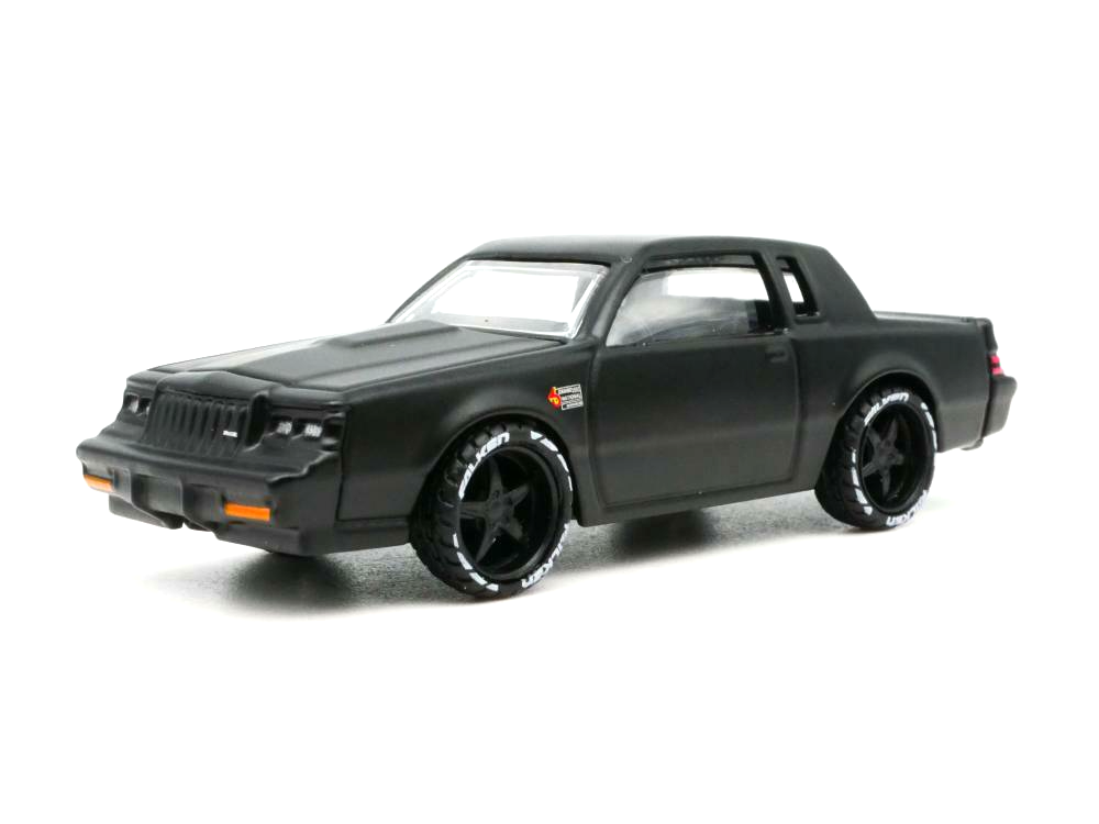 1987 87 BUICK GRAND NATIONAL REAL RIDERS BLACK RARE 1:64 SCALE DIORAMA DIECAST 