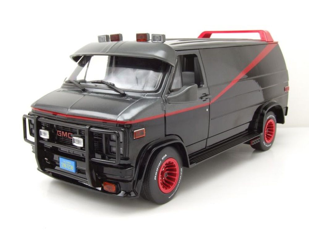 GMC Vandura A-Team Van 1983 série TV modèle de voiture 1:18 Greenlight