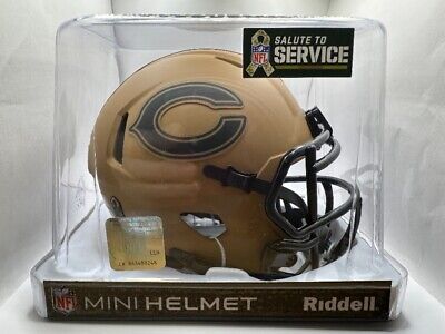 Chicago Bears 2023 Salute To Service Alternate Riddell Speed Mini Helmet New in