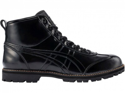 Pre-owned Onitsuka Tiger Asics Japan  Rinkan Boot 1183a748 Black X Phantom With Shoe Bag