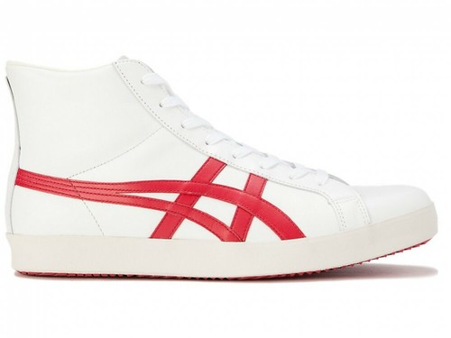Asics Onitsuka Tiger FABRE HI NM 1183B439 WHITE/CLASSIC RED With shoes bag