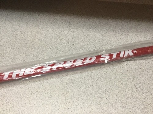 THE SPEED STIK Red SWING FASTER HIT FARTHER GOLF SWING TRAINER Stick
