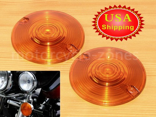 2pair Smoke Lens bulbs for Harley Road King Electra Glide FLHT Turn Signal Light