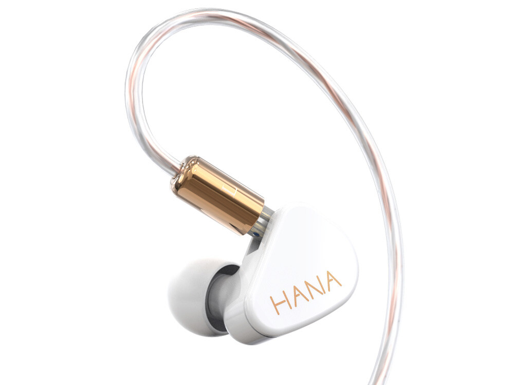 Tanchjim Hana Hifi In-ear Monitor IEM Ohrhörer abnembares Kabel Klavier Weiß