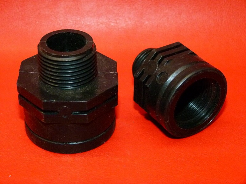 Manchon RéDuit Taraudé F  33x42 Fileté M 40x49 En PolypropylèNe