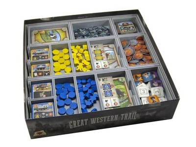Сложенное пространство: вкладыш-органайзер для настольных игр Great Western Trail