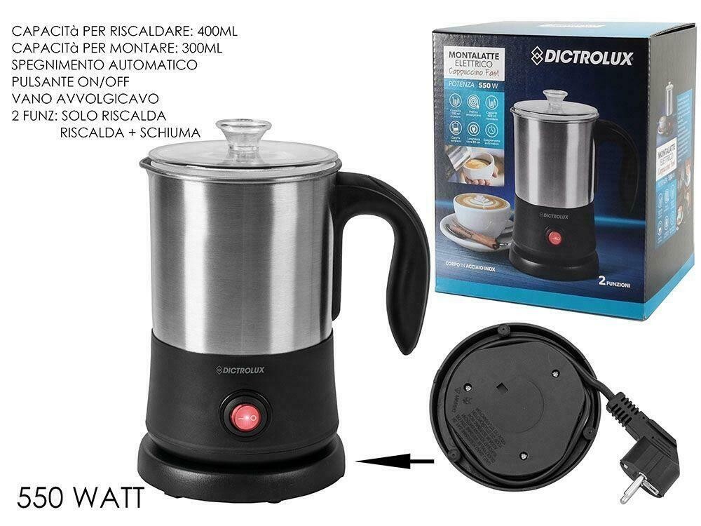 Montalatte Dictrolux Elettrico 550w Macchina Per Latte Cappuccino Monta reb