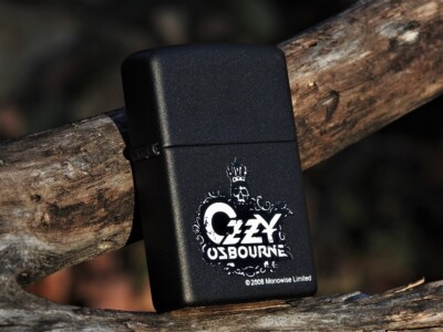 OZZY OSBORNE  zippo(未使用) Zippo Ozzy Osbourne No More Tours Design Black Matte