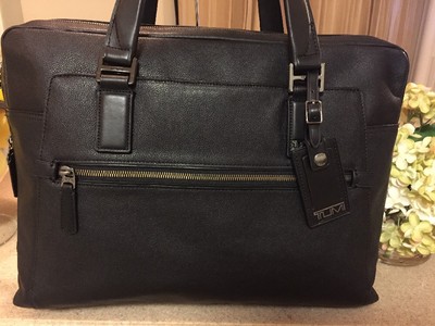 バッグ TUMI BEACON HILL VERNON LEATHER BRIEF TUMI Beacon Hill Vernon Brief - Brown retail | Mercari
