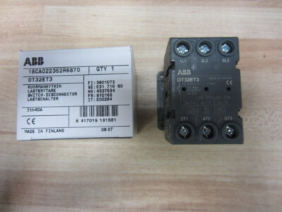 ABB 1SCA022352R6870 Disconnect Switch OT32ET3 (Pack of 36)