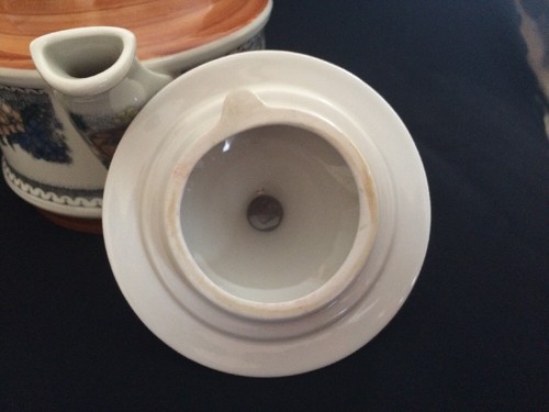 Good Vintage 1970s Goebel China Burgund Germany Teapot W Germany