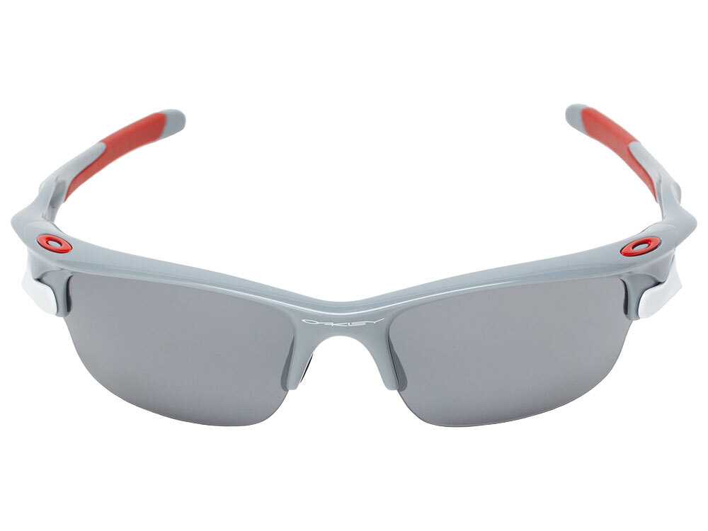 Pre-owned Oakley Fast Jacket Sunglasses Oo9097-12 Polished Fog/black Iridium, Vr28 In Black Iridium, Vr28 (2 Sets)