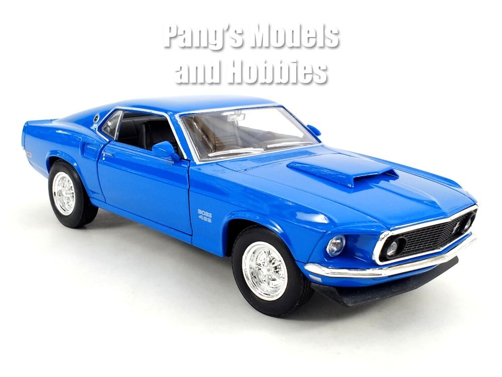 1/24 1969 Ford Mustang Boss 429 （カスタム品） 1/24 Welly FX 1969 Ford Mustang Boss 429 (Black) Diecast Car